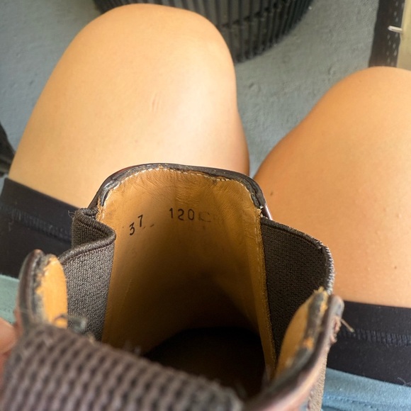 Unisex Quero Brown Leather Chelsea Boots - Picture 7 of 8